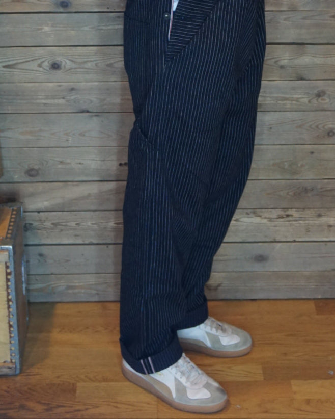 1953 Mechanic Bib black selvedge wabash - Pike Brothers